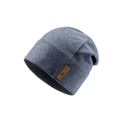 Abbildung von Sterntaler Beanie Mütze in Melange Optik mit dezentem Streifen Neugeborenenmütze angeschnittenen Ohrenklappen und Bindeband Unisex Babymütze, gefüttert Baummwollfleece Marine, 43