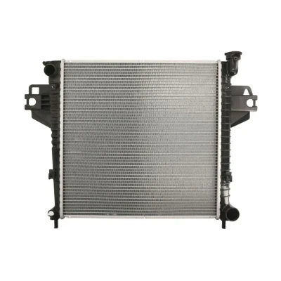 Abbildung von NISSENS 606555 Kühler, Motorkühlung Aluminium 506 508 26 Kühlrippen gelötet