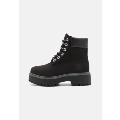Abbildung von Timberland Stone Street 6 INCH Plateaustiefelette, Damen, Größe: 39, Jet black Schuhe