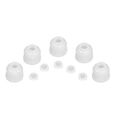 Abbildung von stonylab 5 Packungen Kunststoff Schraubkappen Ersatzkappen Plastic Screw Caps für Thermometer Einlass Adapter 14/20, 19/22 und 24/40, 5er Pack
