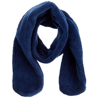 Abbildung von Playshoes Unisex Kinder Fleece Steckschal Winter Schal, marine Kuschelfleece, one size