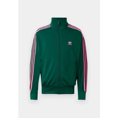 Abbildung von adidas Originals Firebird Unisex Trainingsjacke, Größe: XL, Collegiate green/lucid pink