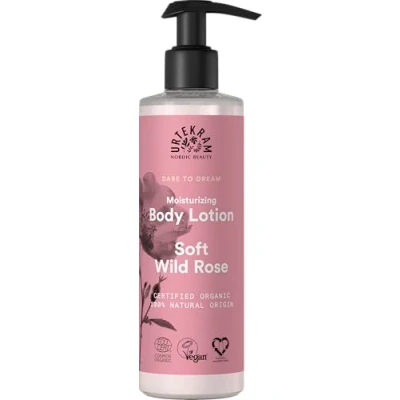 Abbildung von Urtekram Bio Bodylotion Soft Wild Rose Feuchtigkeitsspendend Körperlotion aus biologischen und natürlichen Inhaltsstoffen (245 ml, 1er Pack)