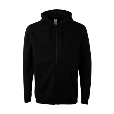 Abbildung von Mukua Unisex Sf270u Kapuzenpullover mit Reißverschluss, Schwarz, S