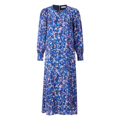 Abbildung von Rich &amp; Royal MIDI AUS Fliessender Freizeitkleid, Damen, Größe: 34, Sapphire blue