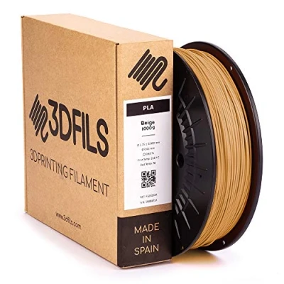 Abbildung von 3DFILS EsFil PLA Ingeo 3D850 Filament für 3D Drucker, 1,75 mm, 1 kg, Braun/Beige