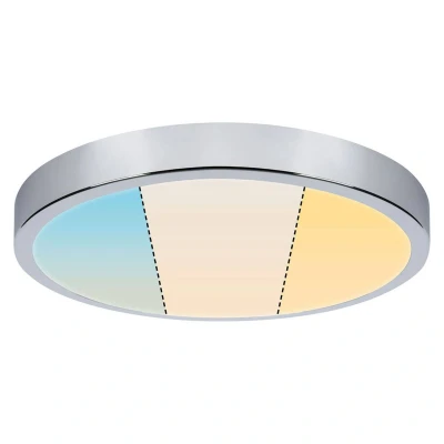 Abbildung von Paulmann 78927 LED Deckenleuchte Panel Aviar IP44 rund 360mm White Switch Chrom incl. 1x24 Watt Lichtpanel Kunststoff 2700 K