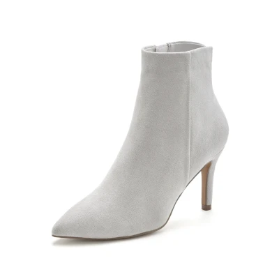 Abbildung von Lascana Stiefelette, Damen, Größe: 39, Hellgrau Schuhe