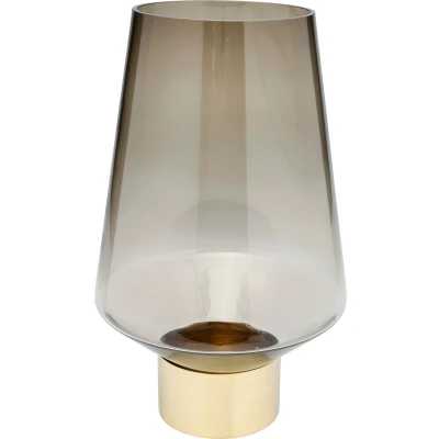 Abbildung von Kare Design Vase Noble, Deko, Accessoire, Braun/Gold, 40x24x24cm