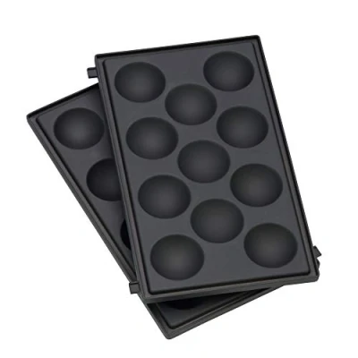 Abbildung von WMF Lono Snack Master Zubehör, Muffin Platten Set, Cupcake maker, 2 abnehmbare Plattensets, antihaftbeschichtet