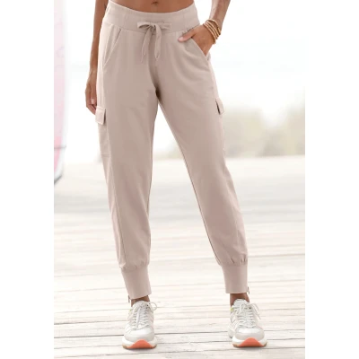 Abbildung von Venice Beach Cargohose, Damen, Größe: 34, Beige