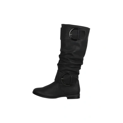 Abbildung von Elara Damen Stiefel Boots Schlupfstiefel Chunkyrayan JY1989 Schwarz 37