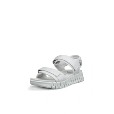 Abbildung von ECCO Gruuv SOL Plateausandalette, Damen, Größe: 40, White Schuhe