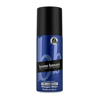 Abbildung von bruno banani Körperspray Magic Man, Herrenduft, 150 ml, Flüssigkeit, Weihrauch