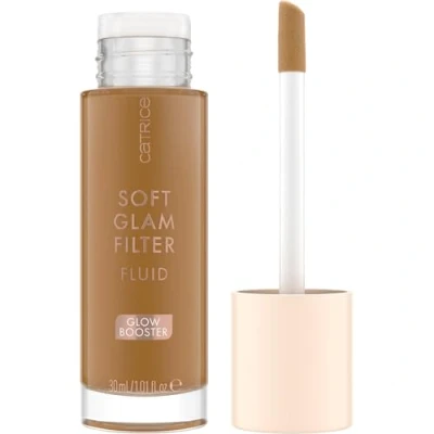 Abbildung von Catrice Soft Glam Filter Fluid, Basis, Nr. 080, Braun, pflegend, natürlich, glänzend, strahlend, vegan, ölfrei, ohne Parfüm, Alkohol, 1er Pack (30ml)
