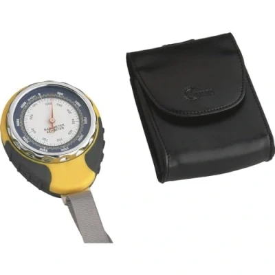 Abbildung von TFA Dostmann 0 H henmesser HITRAX GLOBE 42 4000 von 5000 Meter mit absoluten und relativen Luftdruck manuell, Schwarz gelb, L 68 x B 28 85 mm EU