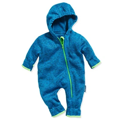 Abbildung von Playshoes Unisex Kinder Fleece Overall Jumpsuit, blau Strickfleece, 62