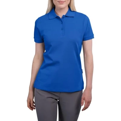 Abbildung von HRM Damen Heavy Polo, royalblau, Gr. 2XL I Premium Polo Shirt aus 100% Baumwolle Basic Polohemd bis 60C waschbar Hochwertige &amp; nachhaltige Oberteile Workwear