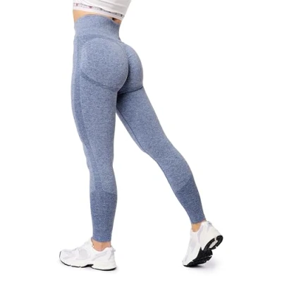 Abbildung von Bellivalini PUSH UP Leggings Hosen, Damen, Größe: Large, Bluemelange