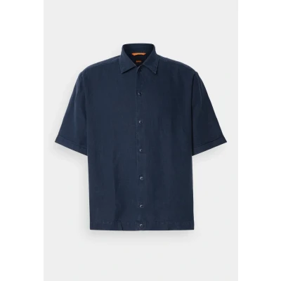 Abbildung von BOSS Lapoully Hemd, Herren, Größe: Large, Dark blue