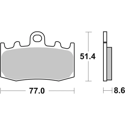 Abbildung von TRW Organic Allround MCB748 Bremsbelagsatz