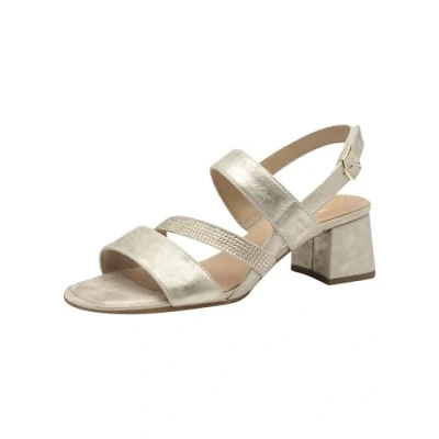 Abbildung von Tamaris Riemensandalette, Damen, Größe: 39, Cloudy gold Schuhe