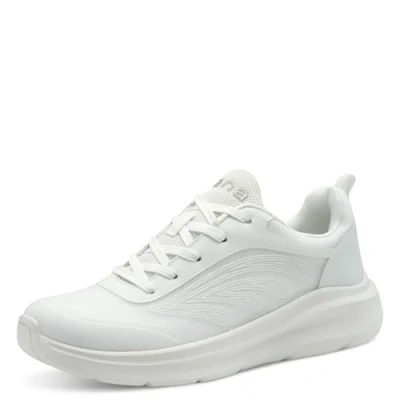 Abbildung von Jana Damen Sneaker flach Sportlich Vegan, Weiß (Weiß), 40 EU