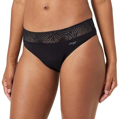 Abbildung von Sloggi Period Panty TAI Heavy Menstruationsunterwäsche, Damen, Größe: Large, Black