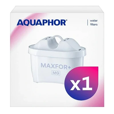 Abbildung von AQUAPHOR Filterkartusche MAXFOR+ Pack 1 Mit Magnesium I Filtert Kalk &amp; Chlor sowie Schwermetalle andere Stoffe 200l klares Wasser AQUALEN Technologie Für besseres Essen Trinken