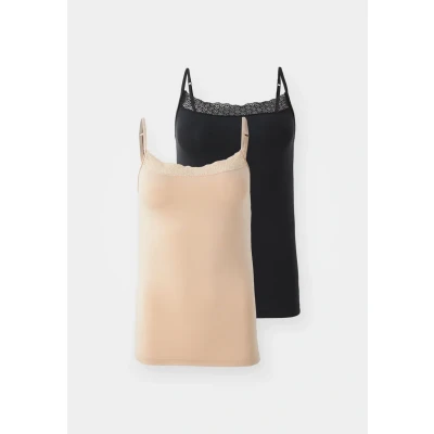 Abbildung von Triumph FEEL OF Spaghetti 2 PACK Unterhemd/shirt, Damen, Größe: XS, Black