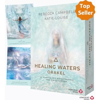 Abbildung von Healing Waters Orakel 44 Karten mit Botschaften und Anleitungen: Orakelkarten 176 seitiges Booklet