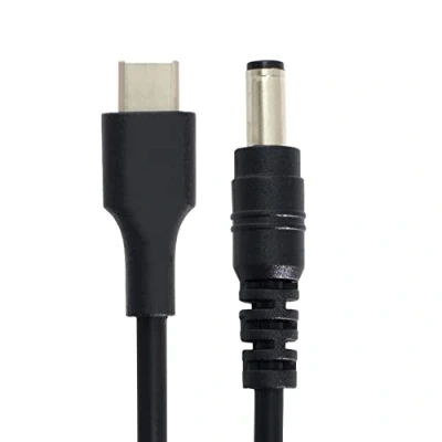 Abbildung von JSER USB 3.1 Typ C auf DC 5,5 2,5 mm Netzstecker, Netzteil Verlängerungskabel für Apple New MacBook, 20 cm