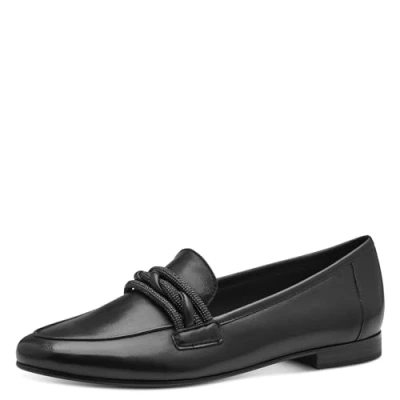 Abbildung von Marco Tozzi Slipper, Damen, Größe: 36, Black nappa Leder