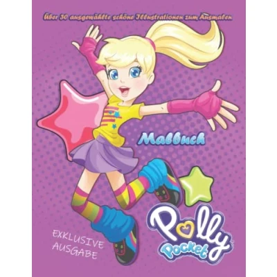 Abbildung von Malbuch POLLY POCKET EXKLUSIVE AUSGABE Über 30 ausgewählte schöne Illustrationen zum Ausmalen