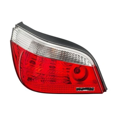 Abbildung von HELLA 2VP 008 679 111 Rückleuchte links P21W, PY21W, W16W 12 Rot mit Glühlampen Lampenträger BMW: 5 Saloon