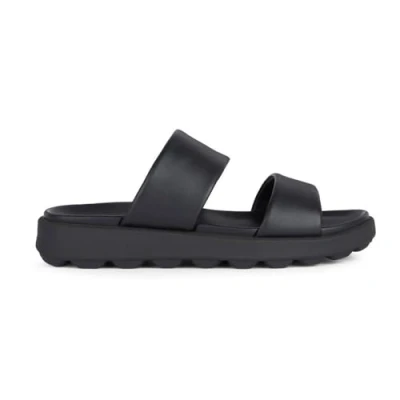 Abbildung von Geox Herren U SPHERICA EC6 A Slide Sandal, Black, 43 EU