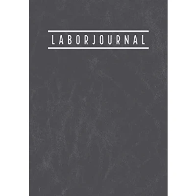 Abbildung von Laborjournal: Labor Notizbuch mit inhaltsverzeichnis Laborbuch a4 Kariert 5x5mm 100 Nummerierte Seiten Laborant Biologen Physiker Chemiker