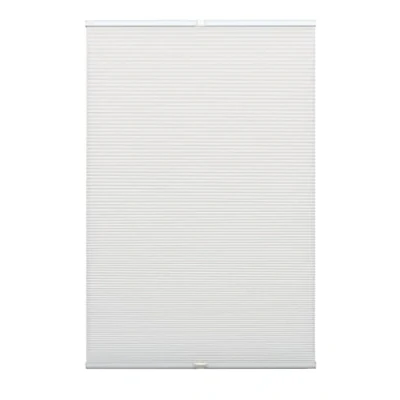 Abbildung von GARDINIA Wabenplissee Concept Thermo Abdunklung, Blickdicht, Lichtundurchlässig, Hitzeschutz, Faltrollo, Einfach in der Breite kürzbar, Energie sparen, EASYFIX Plissee, Weiß, 80 x 210 cm