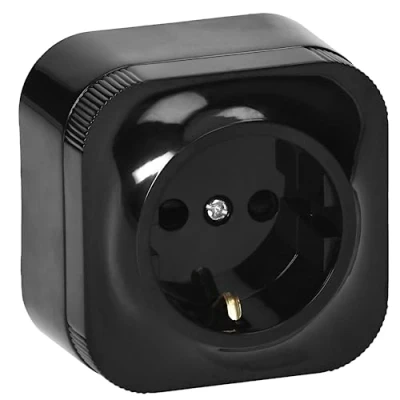 Abbildung von Miratic Steckdose Aufputz Wand 2P+Z Schuko IP20 (1 Steckdose)