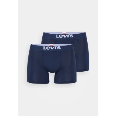 Abbildung von Levi&#039;s MEN Solid Basic Organic 2 PACK Panties, Herren, Größe: Small, Navy