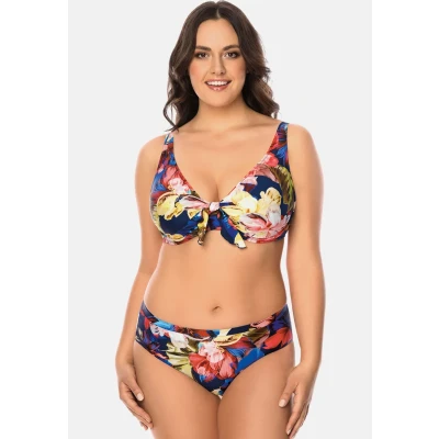 Abbildung von Vivisence Bikinitop, Damen, Größe: 95C, Navy flowers