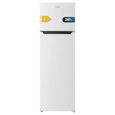 Abbildung von Cecotec 2 Tür Kühlschrank Bolero CoolMarket 2D 261 White E. Defrost Motor, Weißer 169x54cm, 261L, Energieklasse E, mit Fast Freezing Modus, Innen Display, Reversible