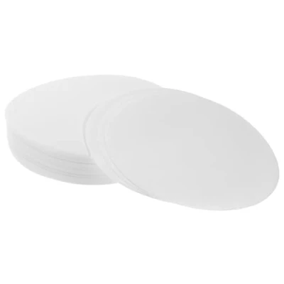 Abbildung von Hemobllo 100 Stück Labor Filterpapier Rund Laborfilter, Runde Mittelvolumenstrom Durchflussgeschwindigkeit Filterpapier, Durchmesser 9cm für Chemische Anwendungen
