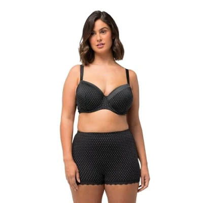 Abbildung von Ulla Popken POIS Triangel BH, Damen, Größe: 90B, Schwarz