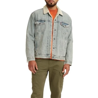 Abbildung von Levi&#039;s Herren Type 3 Sherpa Trucker Jacket, Stonebridge, XL