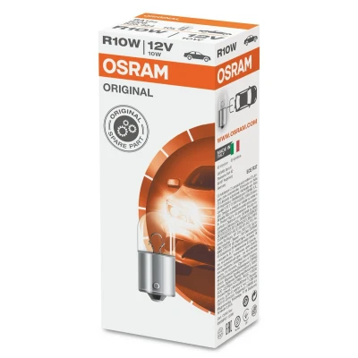 Abbildung von OSRAM ORIGINAL LINE 5008 Glühlampe, Bremsleuchte 10W 12V AUDI: A3 Hatchback, VOLKSWAGEN: GOLF 4, 2, MERCEDES BENZ: E Class Saloon
