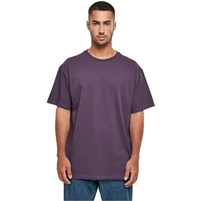 Abbildung von Build Your Brand Men&#039;s BY102 Heavy Oversize Tee T Shirt, purplenight, XL