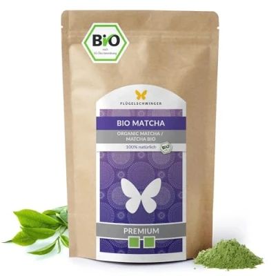 Abbildung von 200g BIO Matcha PREMIUM, 100% Tee ohne Zusätze, nach traditioneller Art in Steinmühlen gemahlen
