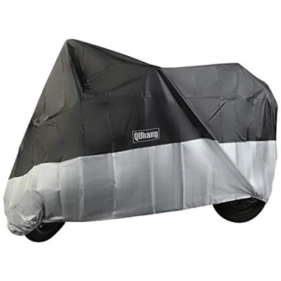 Abbildung von Motorradabdeckung Motorrad Abdeckplane Motorradgarage XL Wasserdicht Winterfest Staubdicht UV Schutz Motor Schutzhülle