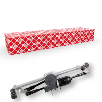 Abbildung von FEBI BILSTEIN 109027 Scheibenwischergestänge für Linkslenker mit Elektromotor VOLKSWAGEN: Polo V Hatchback, SEAT: Ibiza 4